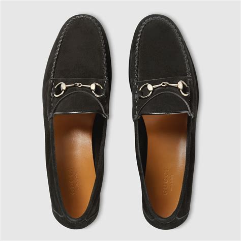 gucci horsebit loafer women|gucci women's suede loafers.